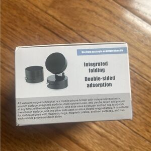 Universal Black and Gray Magnetic Folding Phone Holder